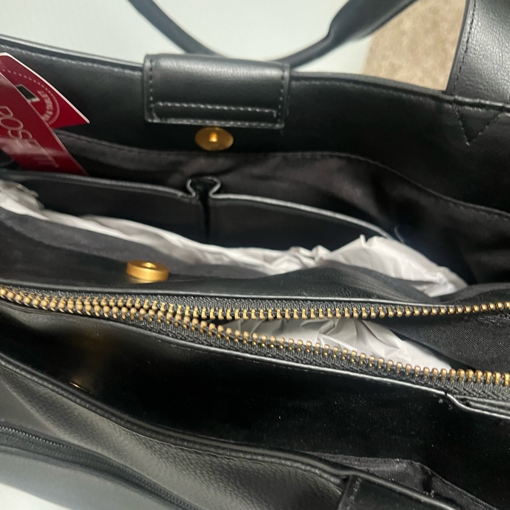 Solid Black or Hazewood (cream) color ROSETTI TECH POCKET Handbags.